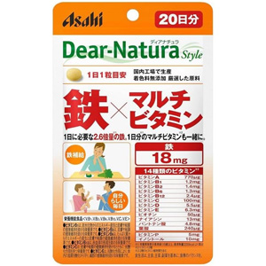 ディアナチュラスタイル 鉄×マルチビタミン 20粒(20日分) 1個