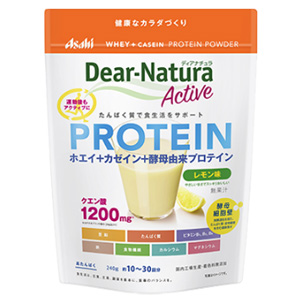 ディアナチュラアクティブ ホエイ＋カゼインプロテイン レモン味 240g 1個