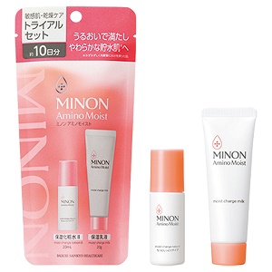 ミノン アミノモイスト敏感肌・乾燥ケア トライアルセット 20ml、20g 1個