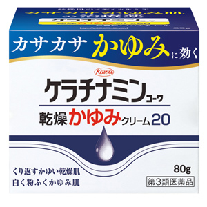 ケラチナミンコーワ乾燥かゆみクリーム20　80g 1個