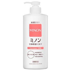 ミノン全身保湿ミルク ポンプ 400ml 1個