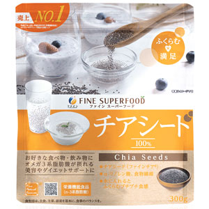 ファイン スーパーフード チアシード 100% 300g 1個