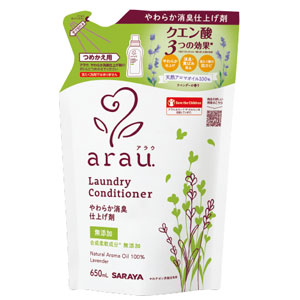 arau(アラウ) .やわらか消臭仕上げ剤  詰替 650mL 1個 