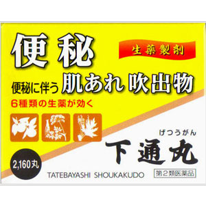 下通丸（げつうがん）2160丸 1個