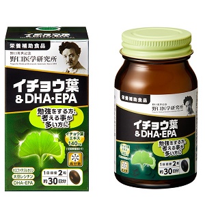 野口医学研究所 イチョウ葉＆DHA・EPA 60粒 1個