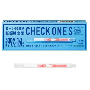チェックワンS(妊娠検査薬) 2回用 アラクス 1個