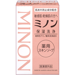  ミノン薬用スキンソープ　80ｇ 1個