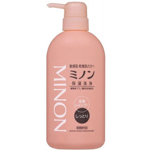 ミノン 薬用全身シャンプーしっとりタイプ ボトル450ml 1個