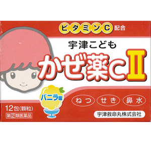 宇津こどもかぜ薬c 通販 ビタミンｂ１ ｃを配合した のみやすいバニラ味のかぜ薬 ハイよろこんで めぐみ薬楽amazonpayショップ