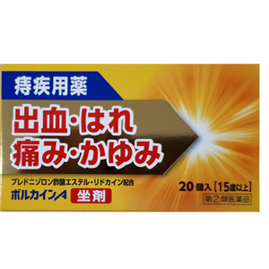 ボルカインA坐剤 20個入り