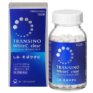 トランシーノホワイトＣクリア 240錠 2個