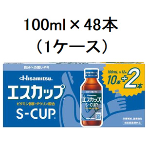 エスカップ 100ml×48本（1ケース) 同梱不可