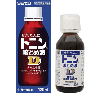 トニン咳どめ液Ｄ　120ml 1個